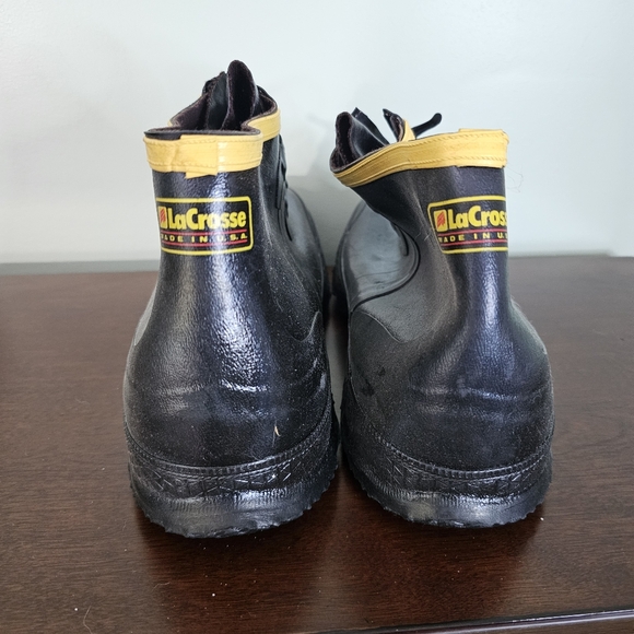 LaCrosse Guide 2 Buckle Overshoe Rubber Men's Black Size 10 - Picture 4 of 5
